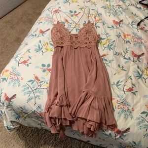 Free people pink XS Adela dress